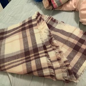 Plaid Blanket Scarf